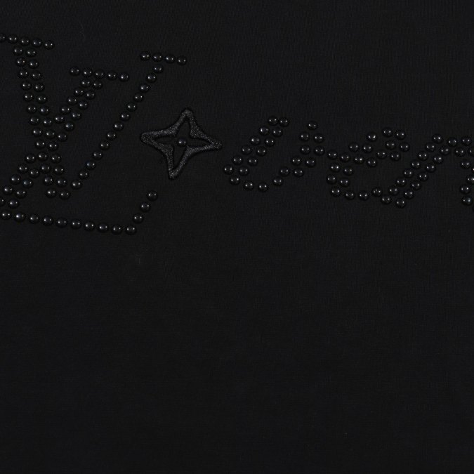 LV T-shirt Lovers All Black - Imagen 5