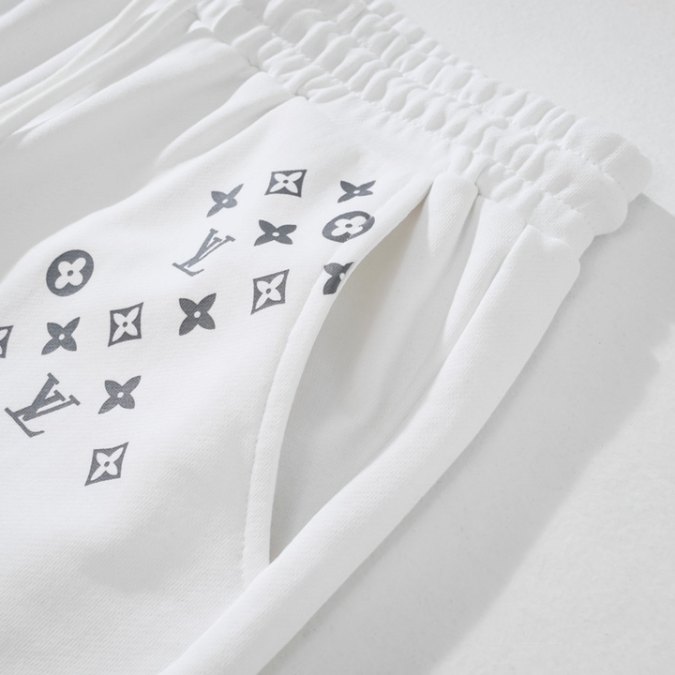 LV Shorts White Blue Monogram - Imagen 6