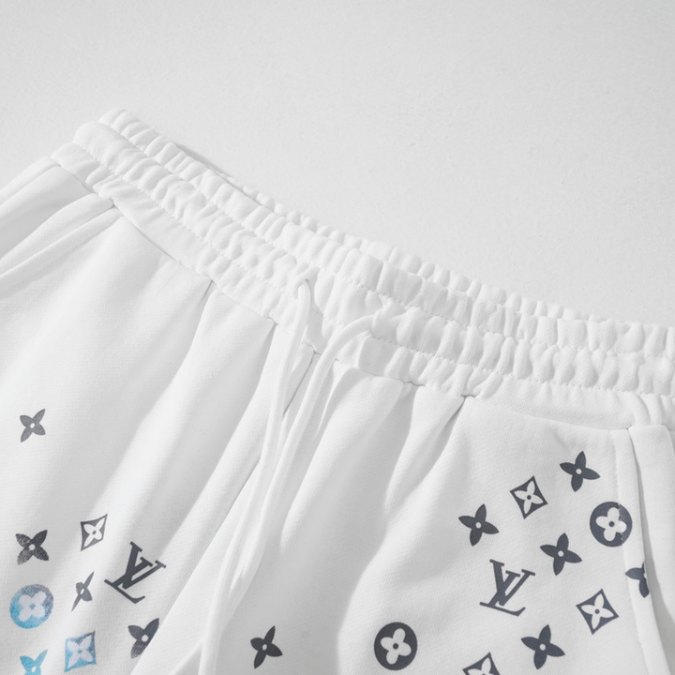 LV Shorts White Blue Monogram - Imagen 5