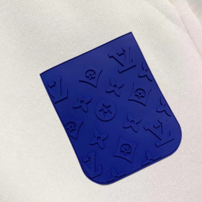 LV Shorts White Blue Pocket - Imagen 4