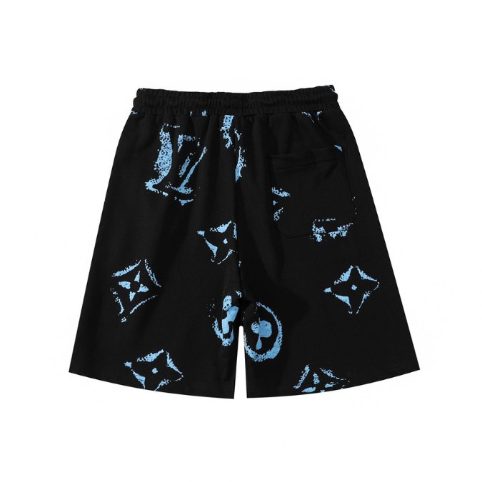 LV Shorts Black Splatter Monogram - Imagen 2