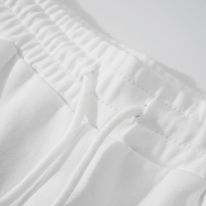 LV Shorts White Black Logo - Imagen 5