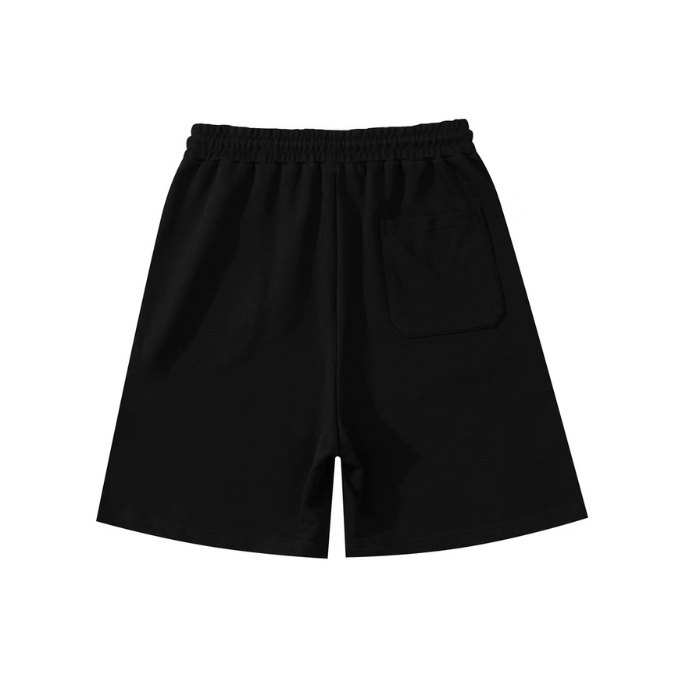 LV Shorts Black Script Embroidery - Imagen 2