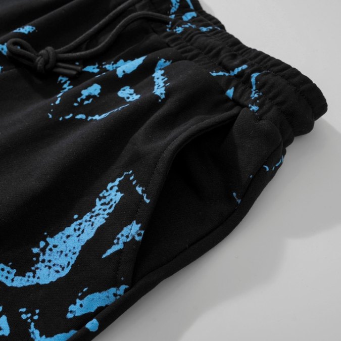 LV Shorts Black Splatter Monogram - Imagen 6