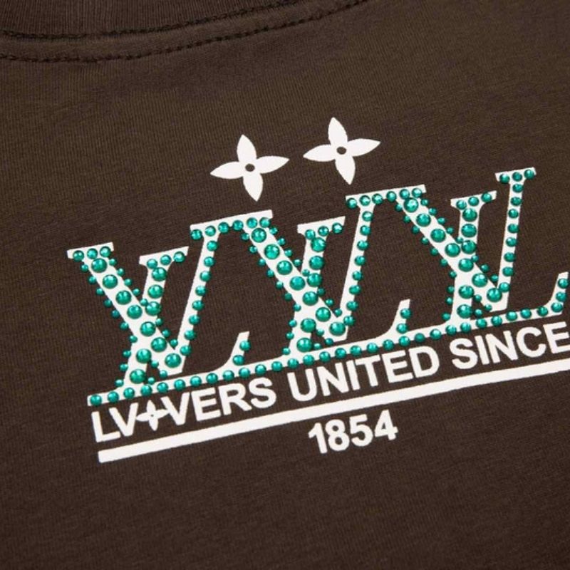 LV T-shirt Brown - Imagen 7
