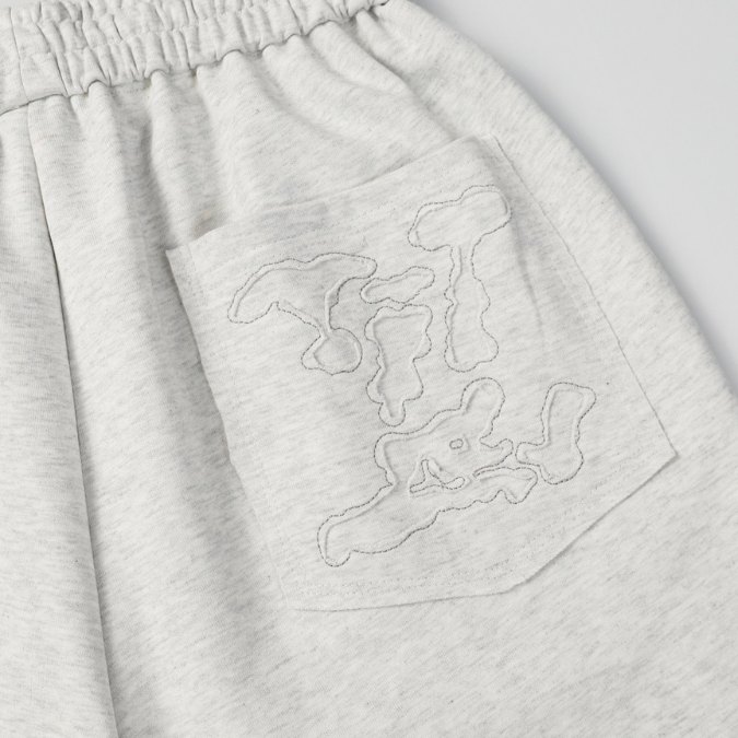 LV Shorts Light Gray - Imagen 7