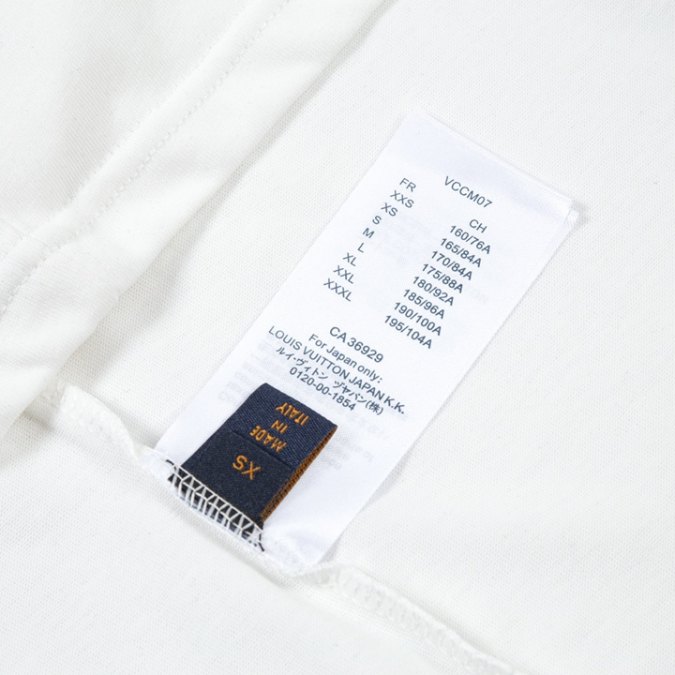 LV T-shirt White Yellow Monogram - Imagen 5