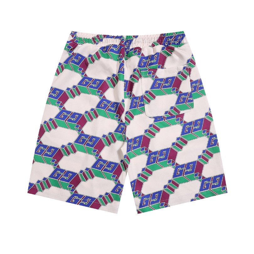 GG Shorts Multicolor GG Pattern Drawstring - Imagen 2