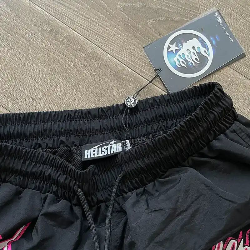 HLSTR Waxed Nylon Athletic Shorts Black - Imagen 7