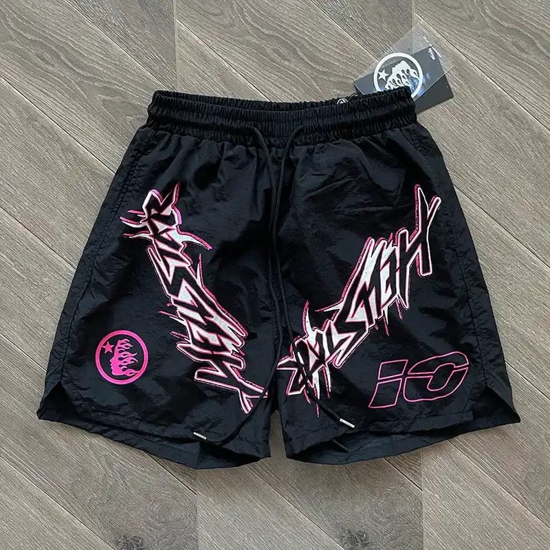 HLSTR Waxed Nylon Athletic Shorts Black - Imagen 2