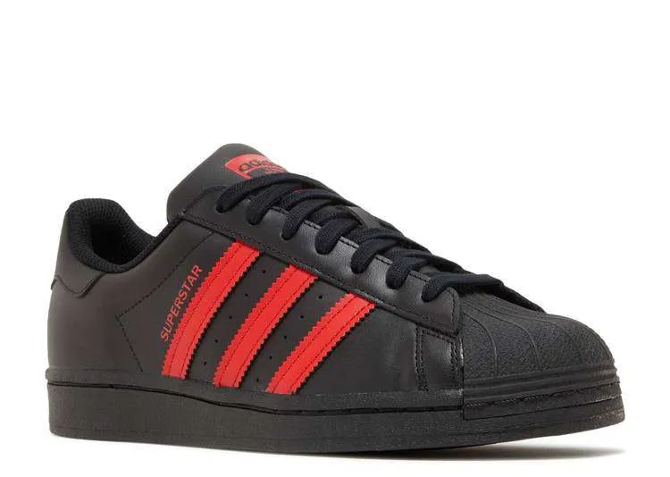 ADIDAS SUPERSTAR ‘CORE BLACK VIVID RED’ - Imagen 2