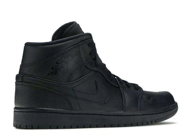 AIR JORDAN 1 MID ‘TRIPLE BLACK’ - Imagen 2