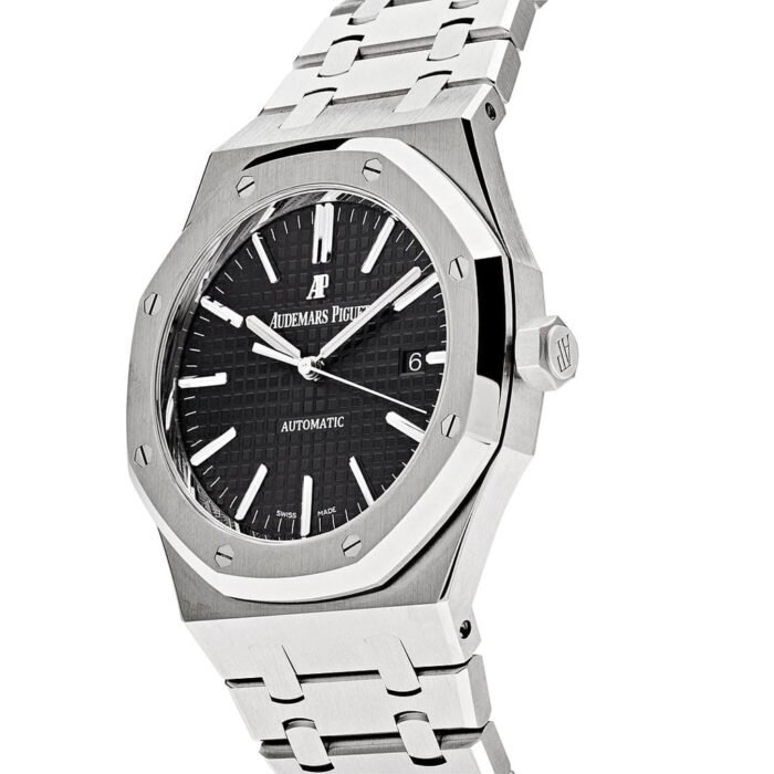 AP Royal Oak 15400ST.OO.1220ST.01 Steel Black Dial - Imagen 3