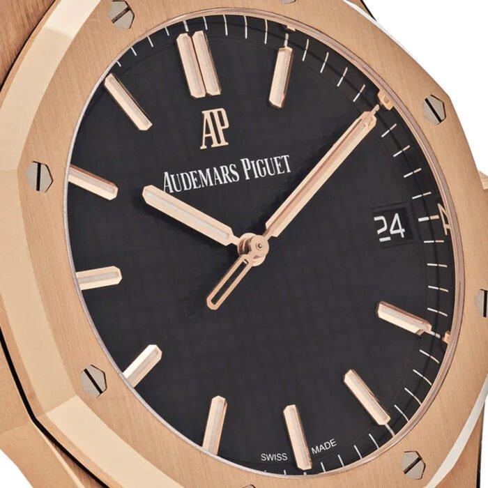 AP Royal Oak 15500OR.OO.1220OR.01 Selfwinding Rose Gold Black Dial - Imagen 7