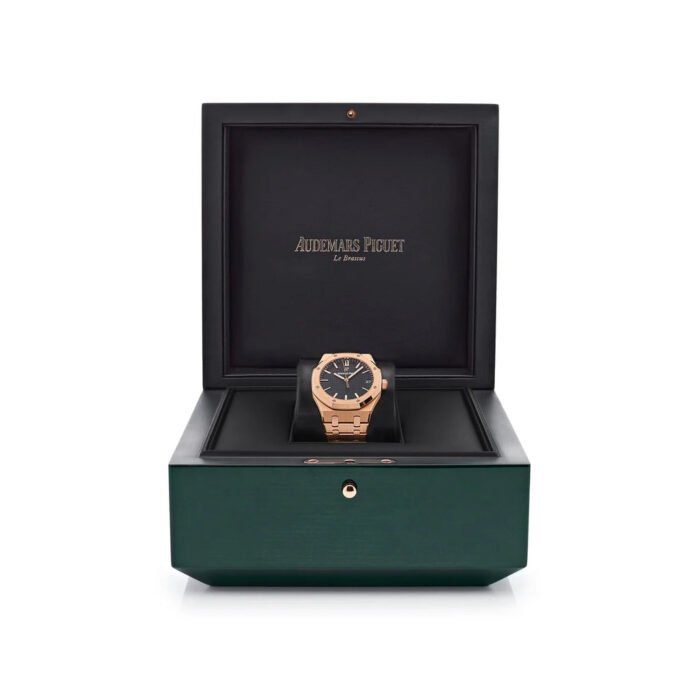 AP Royal Oak 15500OR.OO.1220OR.01 Selfwinding Rose Gold Black Dial - Imagen 2