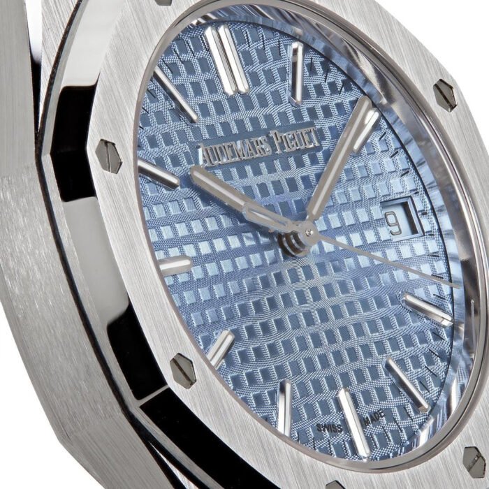 AP Royal Oak 15550ST.OO.1356ST.08 Steel Ice Blue Dial - Imagen 3