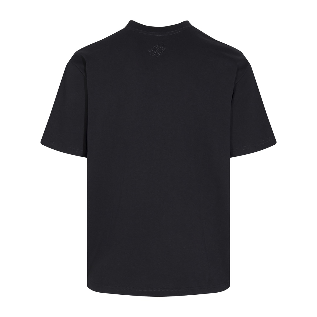 LV T-shirt Lovers All Black - Imagen 2