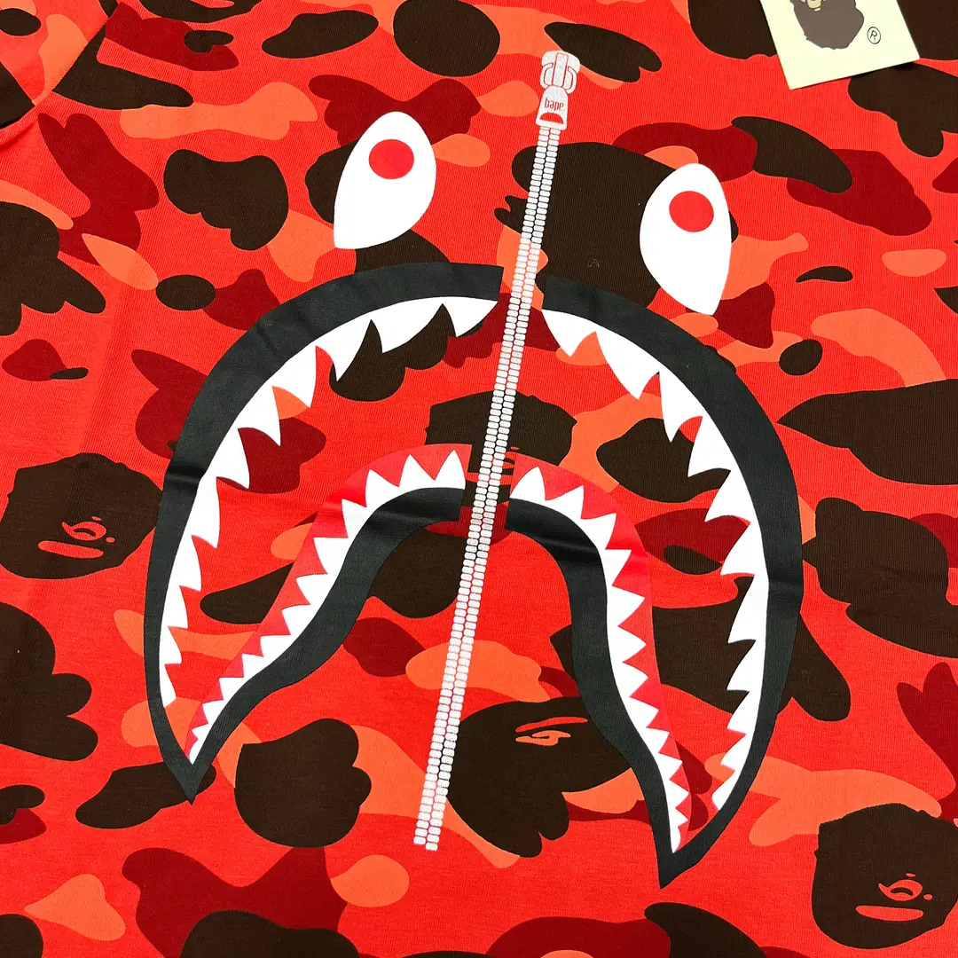 BP T-Shirt Camo Shark Red - Imagen 5