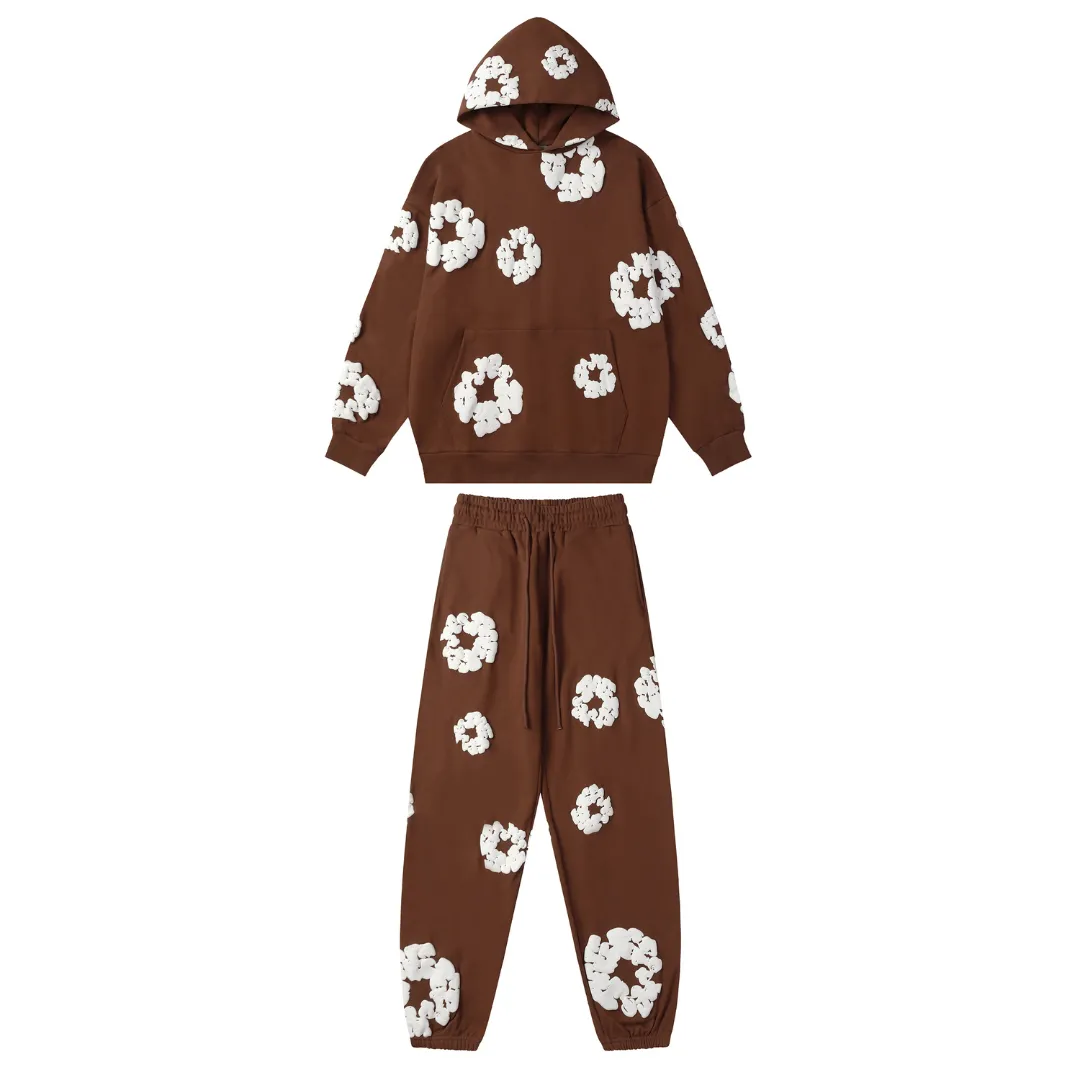 Denim Trs Brown Tracksuit