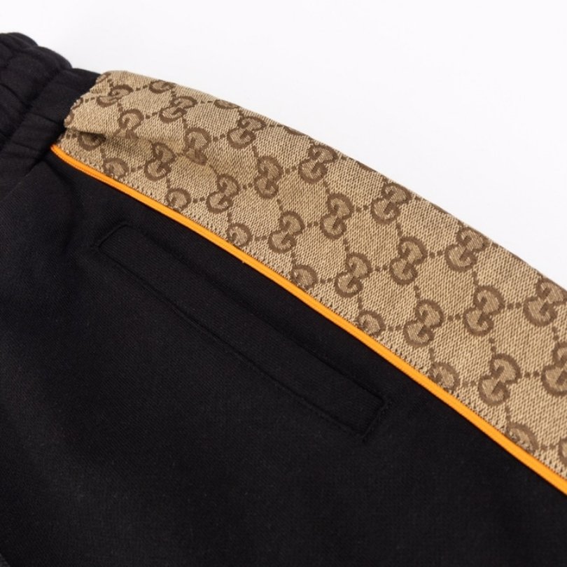 GG Shorts Monogram Stripe Black - Imagen 6