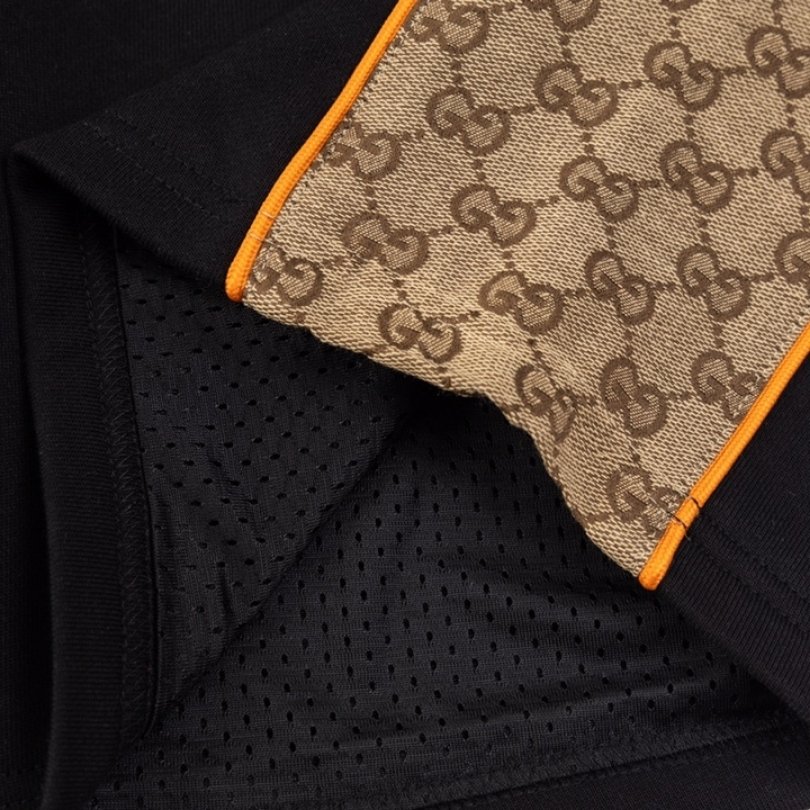 GG Shorts Monogram Stripe Black - Imagen 5