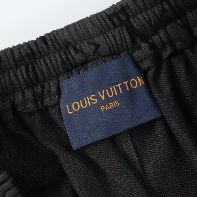 LV Shorts Monogram Grey Black - Imagen 5