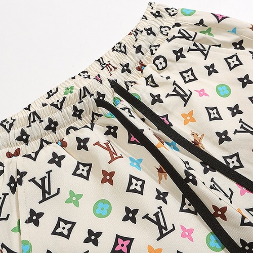 LV Shorts Multicolor Monogram Print - Imagen 5