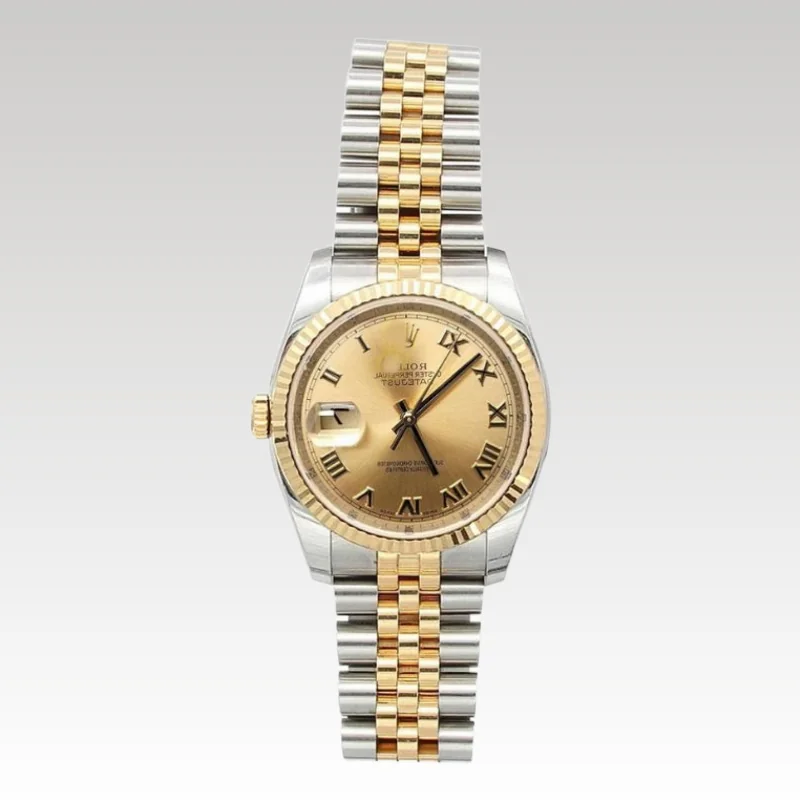 RLX Date Just Champagne Gold