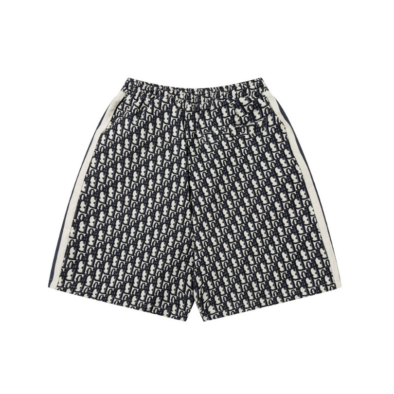 CD Shorts Monogram Navy Side Stripes - Imagen 2