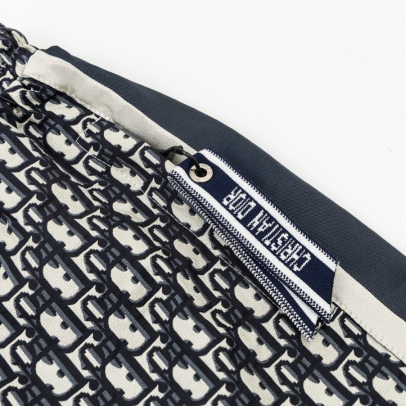 CD Shorts Monogram Navy Side Stripes - Imagen 6