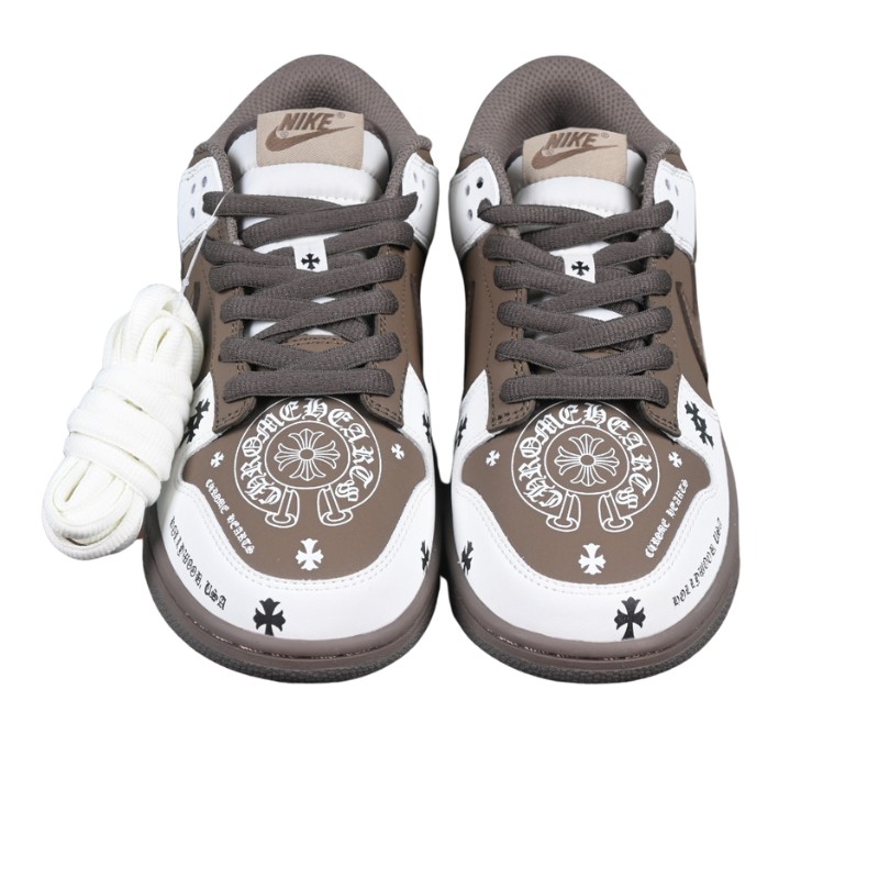 NK Dunk Low Chrome Hearts Custom - Imagen 2