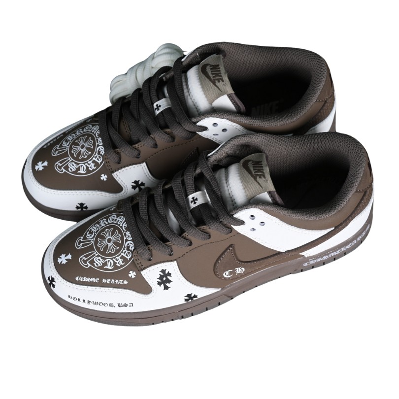 NK Dunk Low Chrome Hearts Custom - Imagen 6