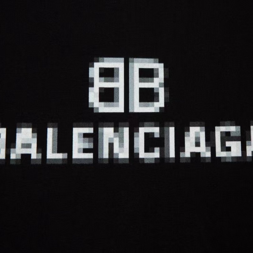 BLNCG T-shirt BB Pixel Logo Black - Imagen 4